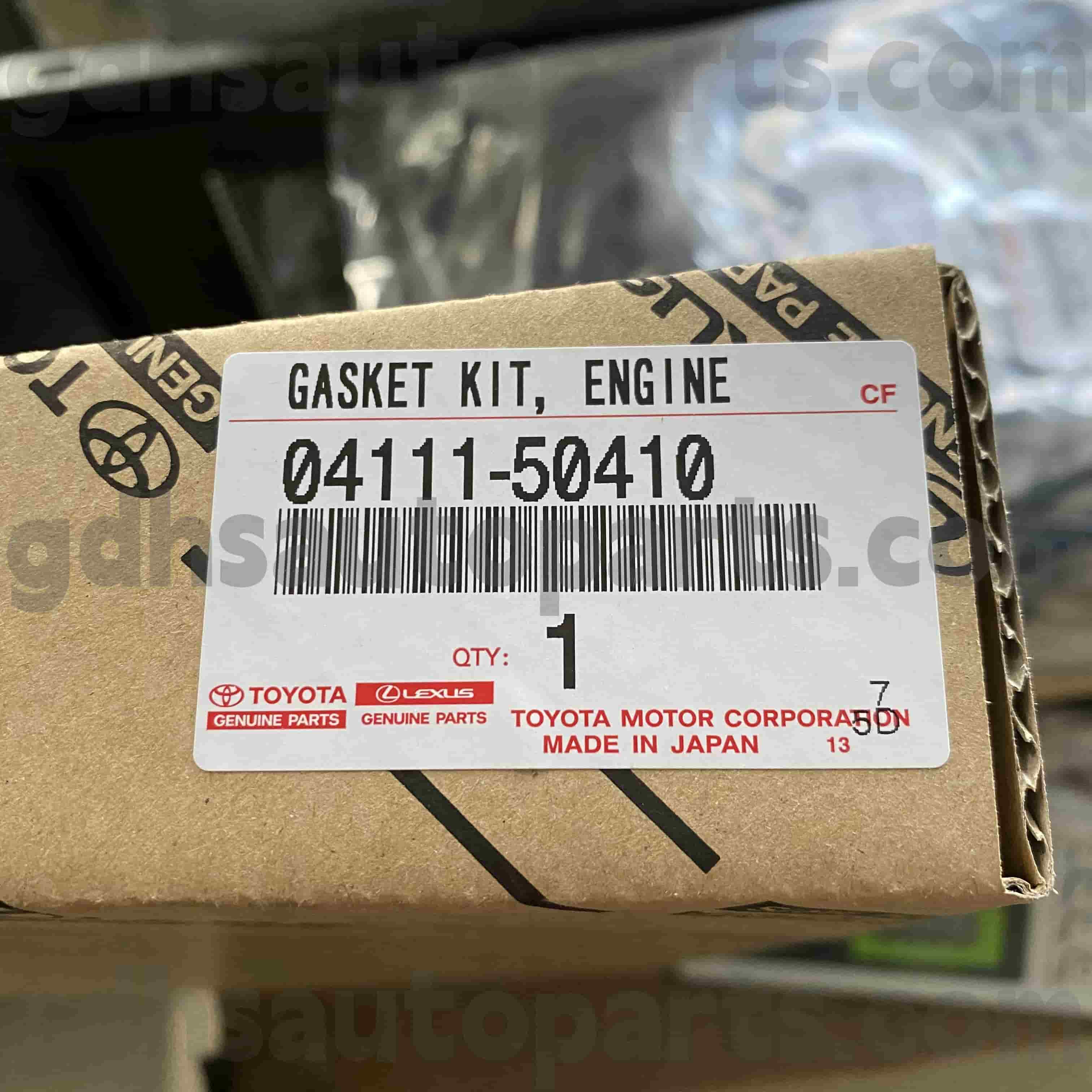 04111-50410 ల్యాండ్ క్రూయిజర్ కోసం టయోటా జెన్యూన్ పార్ట్స్ ఇంజిన్ ఇంజిన్ ఓవర్‌హాల్ కిట్