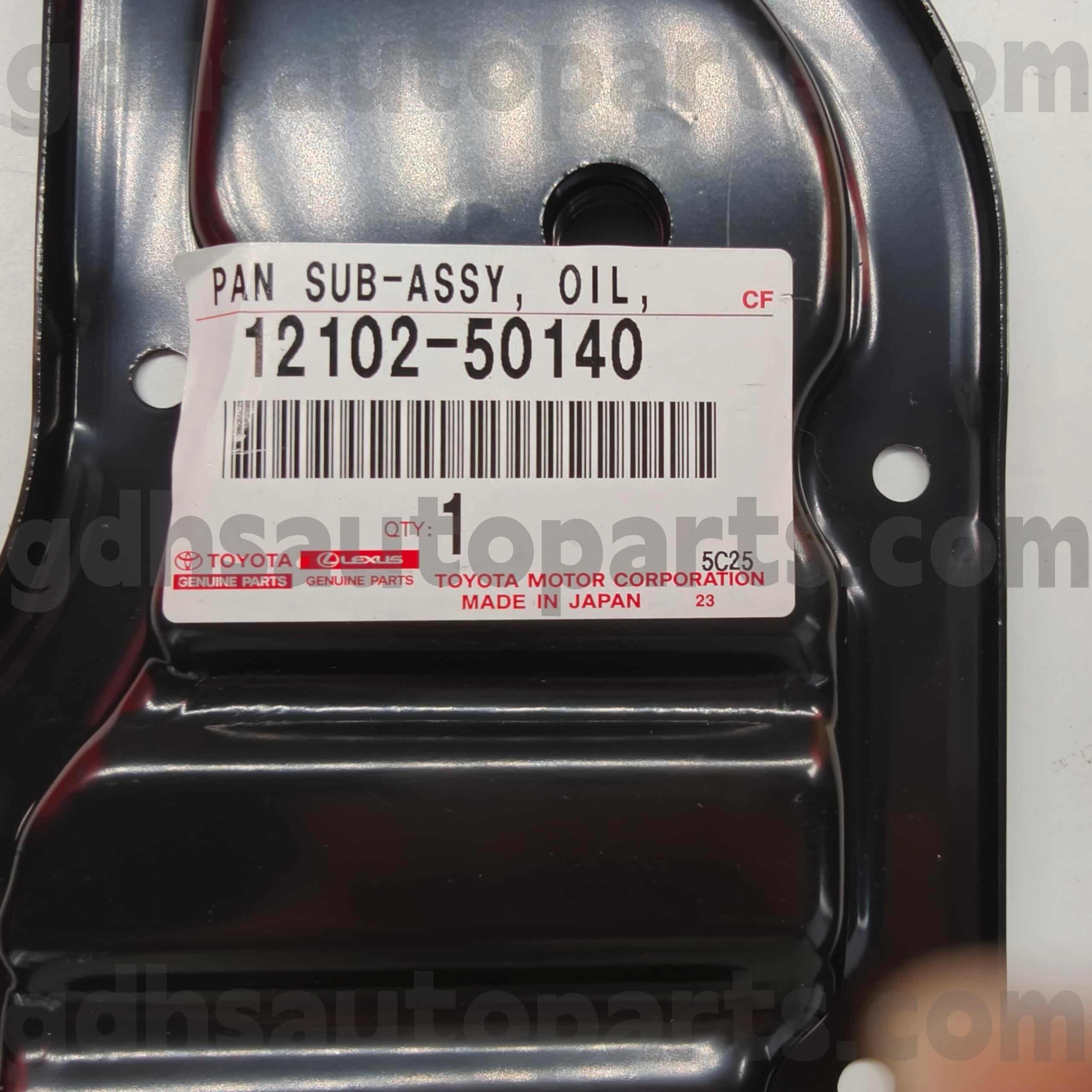 12102-50140 ల్యాండ్ క్రూయిజర్ ఛాసిస్ నం.2UZFE UZJ200 కోసం టయోటా జెన్యూన్ పార్ట్స్ ఆయిల్ పాన్