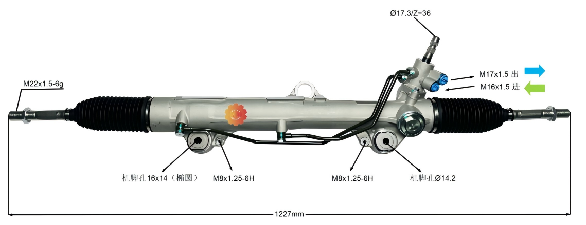44200-60170 ఆటోమోటివ్ స్టీరింగ్ గేర్
