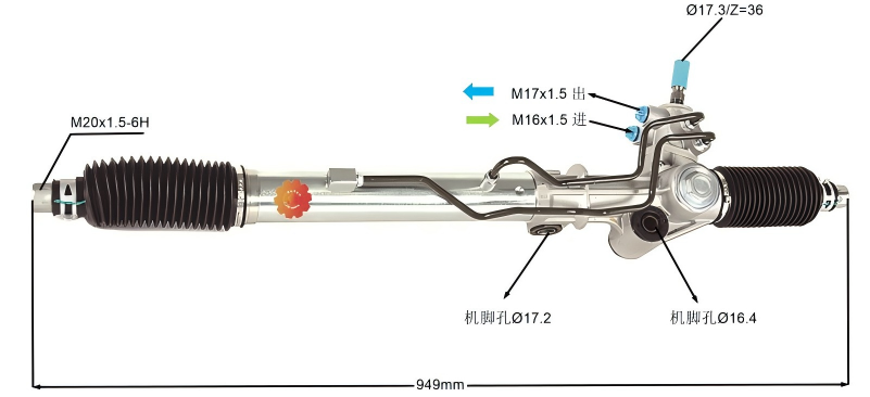 44250-60012 ఆటోమోటివ్ స్టీరింగ్ గేర్
