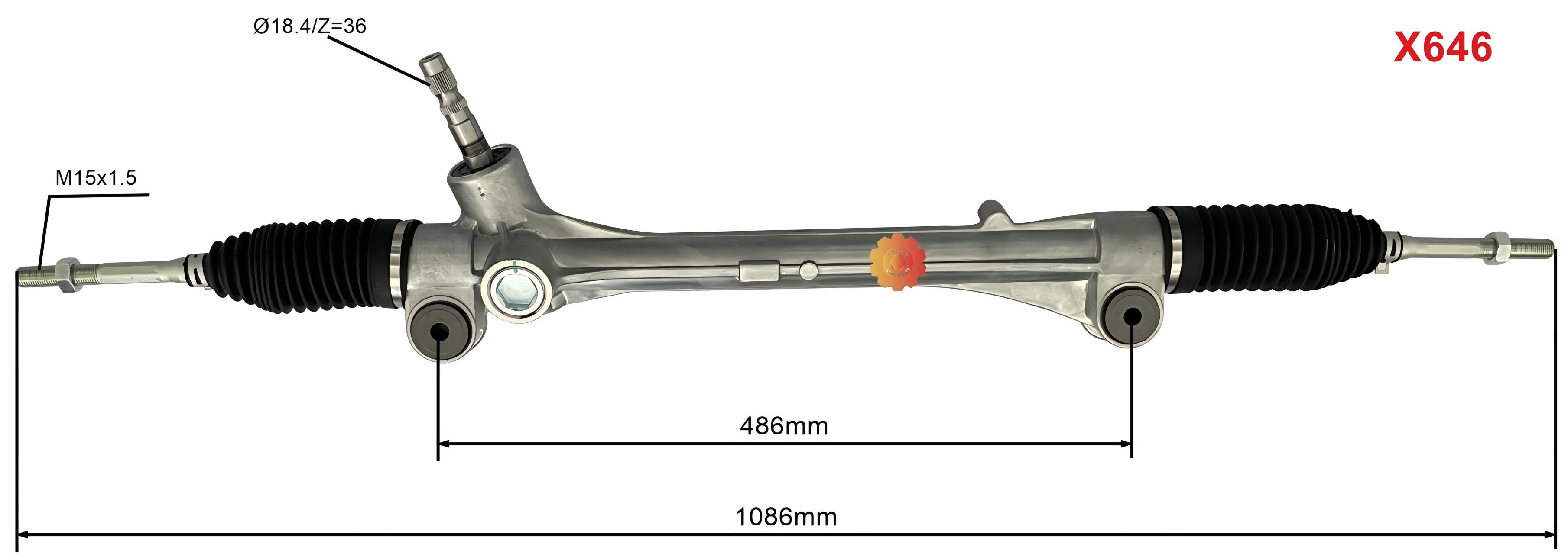 45510-06041 ఆటోమోటివ్ స్టీరింగ్ గేర్